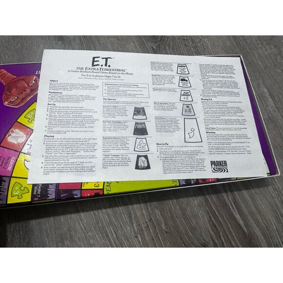 E.T. The Extra-Terrestrial Board Game by Parker Brothers - Picture 2 of 7